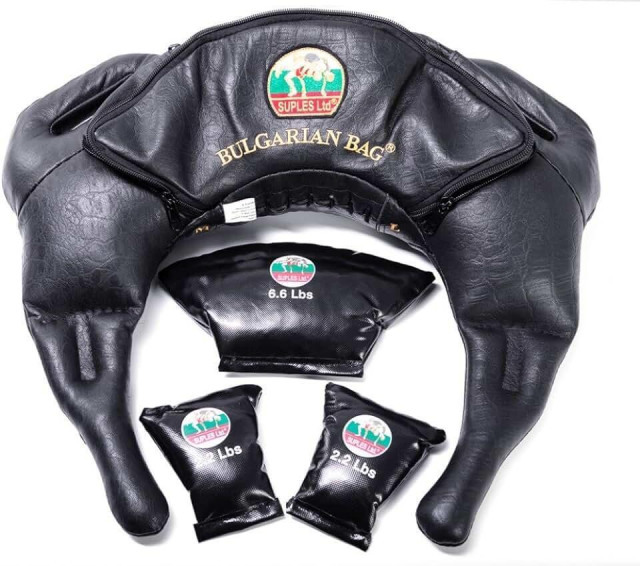 Bulgarian bag Strong S-M 8-12 кг. натур. кожа